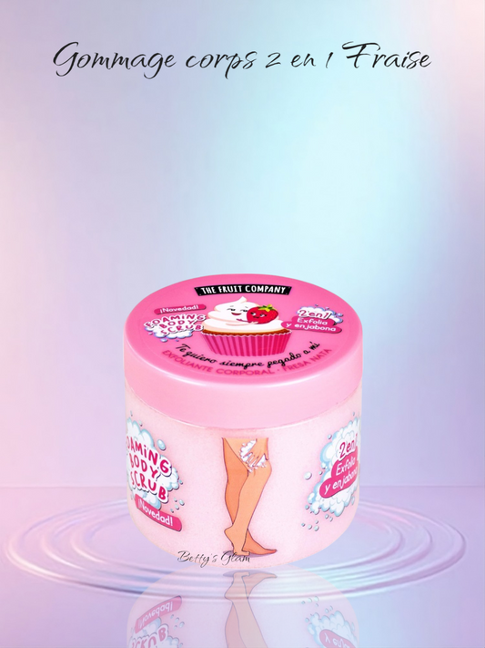 Gommage corps 2 en 1 Fraise