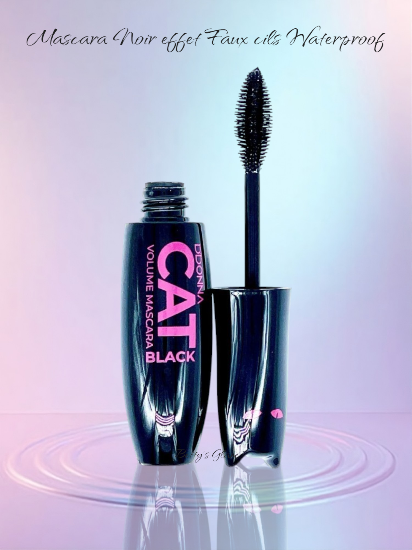 Mascara noir effet faux cils