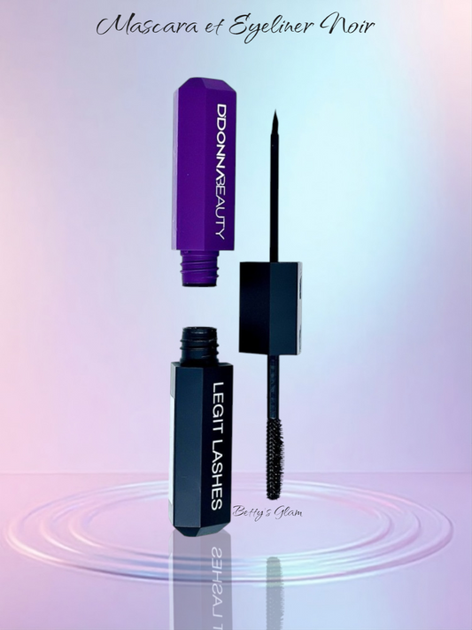 2 en 1 Mascara et Eyeliner Noir