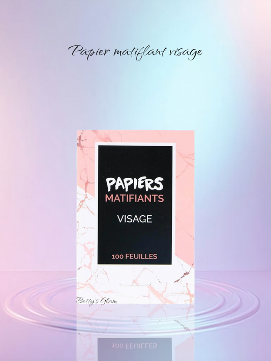 Papier visage matifiant