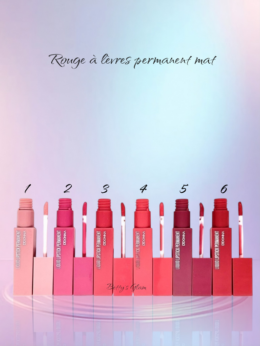 Rouge à Lèvres permanant mat liquide